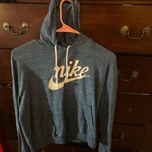 Nike Heathered Blue Pullover Hoodie